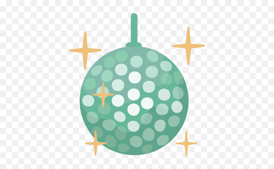 70s Disco Ball Flat - Vertical Png,Disco Ball Transparent