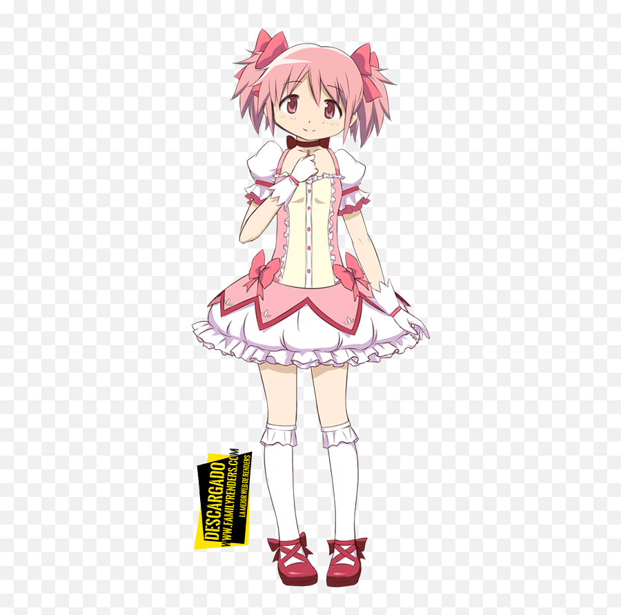 Render Madoka Kaname - Puella Magi Madoka Magica Costume Png,Madoka Kaname Transparent