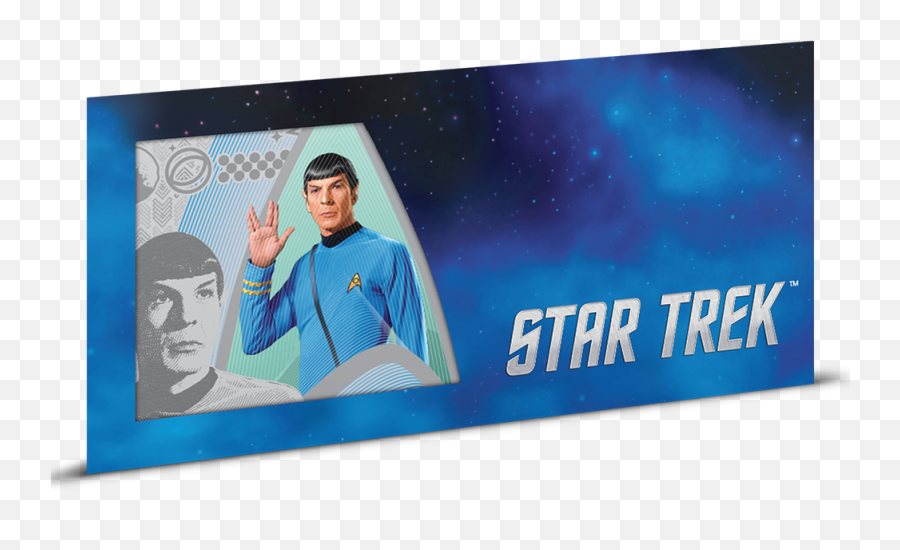 Commander Spock 5g Silver Coin Note - Star Trek Amok Time Png,Spock Png