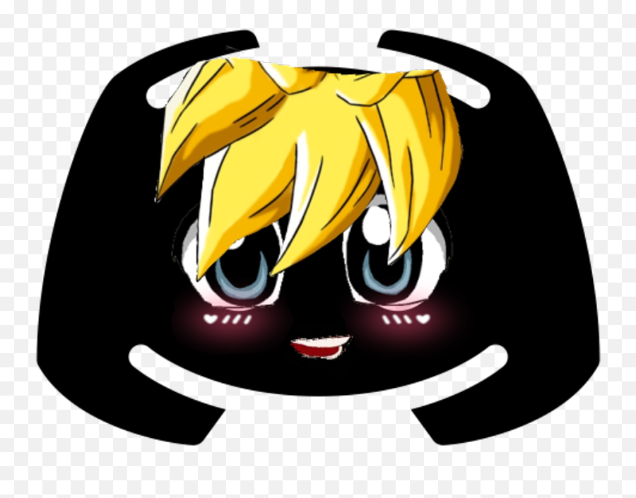 Discord Logo Black Png Transparent - Anime Boy Discord,Black Discord Logo