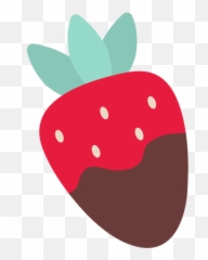 Valentine Strawberry Chocolate Flat - Fresh Png,Fresa Png