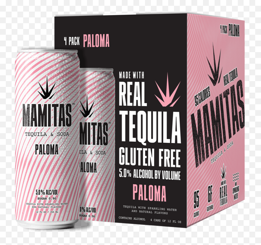 Mamitas Paloma Tequila U0026 Soda 4 Pack 12 Oz Can - Mamitas Paloma Png,Grapefruit Icon