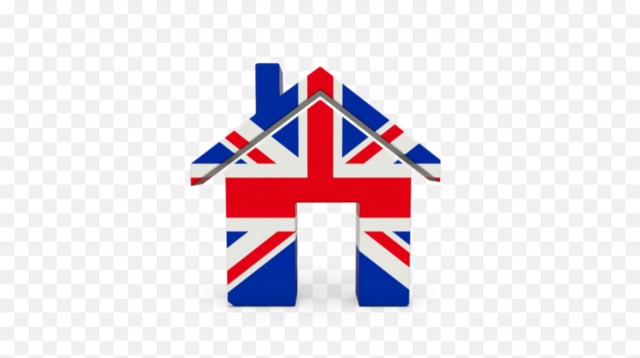 Home Icon Illustration Of Flag United Kingdom - House Uk Flag Png,Uk Flag Png Icon