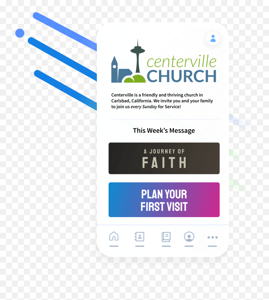 Church Center Mobile App For Planning - Vertical Png,Bible Icon Imagesize 260x260