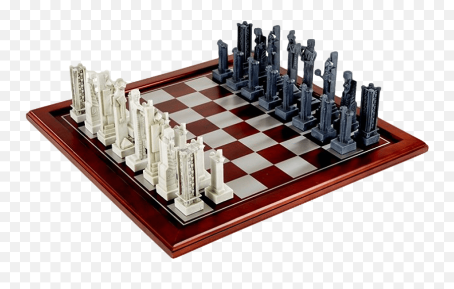 Midway Chess Board - Frank Lloyd Wright Chess Set Png,Chess Pieces Png