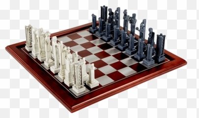 Midway Chess Board - Frank Lloyd Wright Chess Set Png,Chess Pieces Png