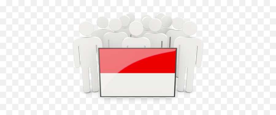 People With Flag Illustration Of Indonesia - People Icon Indonesia Png,Indo Icon