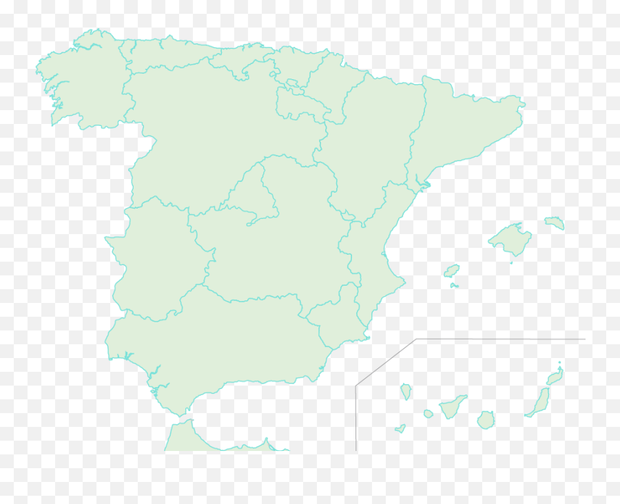 Download Spain Provinces Map Icon - Full Size Png Image Pngkit Spain Map Black Background,Spain Icon Png