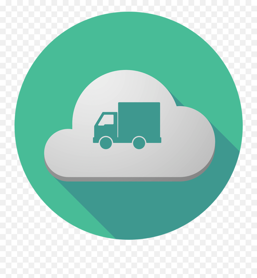 Moving Freight Into The Future Cloud - Based Tms Systems Cloud Transportation Management Png,Long Shadow Icon