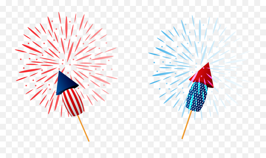 4th Of July Fireworks Graphic Freeuse - Sparklers Clip Art Png,Fireworks Transparent Background