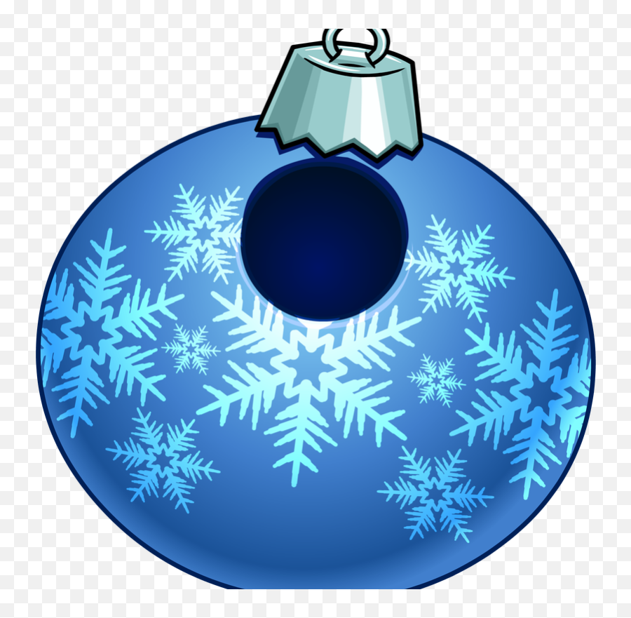 Blue Snowflake Bauble Clothing Icon Id - Circle Transparent Club Penguin Rewritten Png,Clothing Icon Png