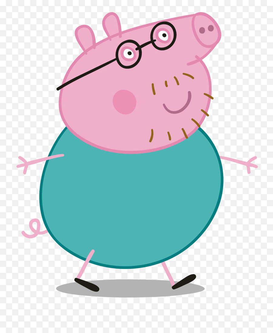 Daddy Pig Transparent Png - Peppa Pig Family,Peppa Pig Png