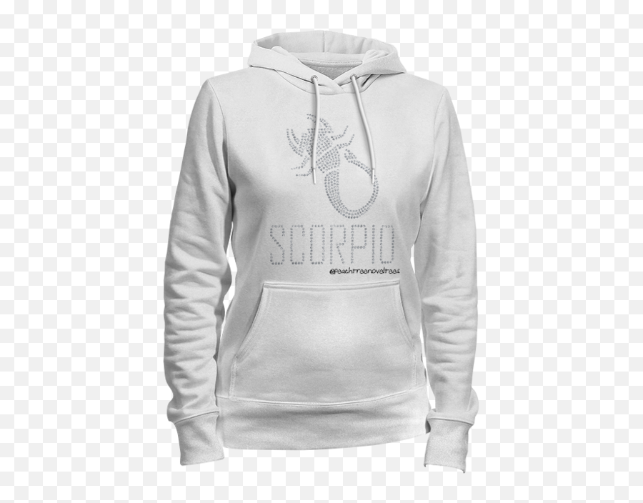 Scorpio Horoscope Rhinestone Ladies Hoodie U2013 Peachtree Noveltees - Hoodie Png,Scorpio Png