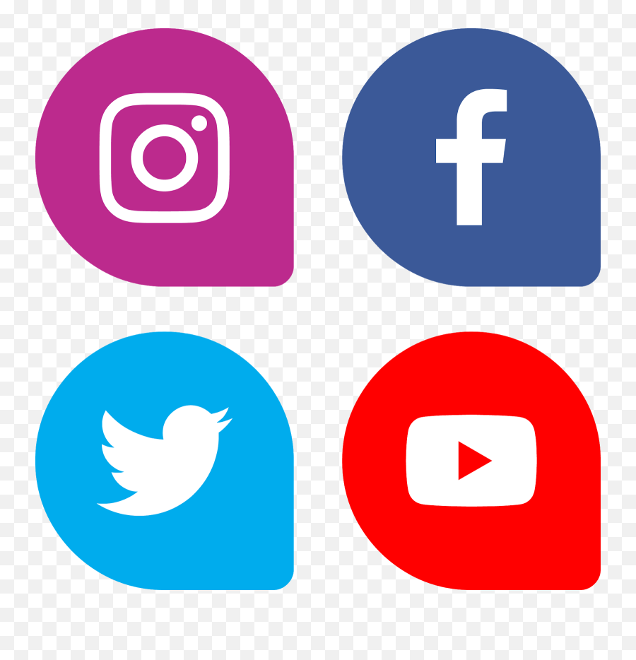 Download Bottons Facebook Instagram - Facebook Instagram Logo Png,Twitter Logo Color