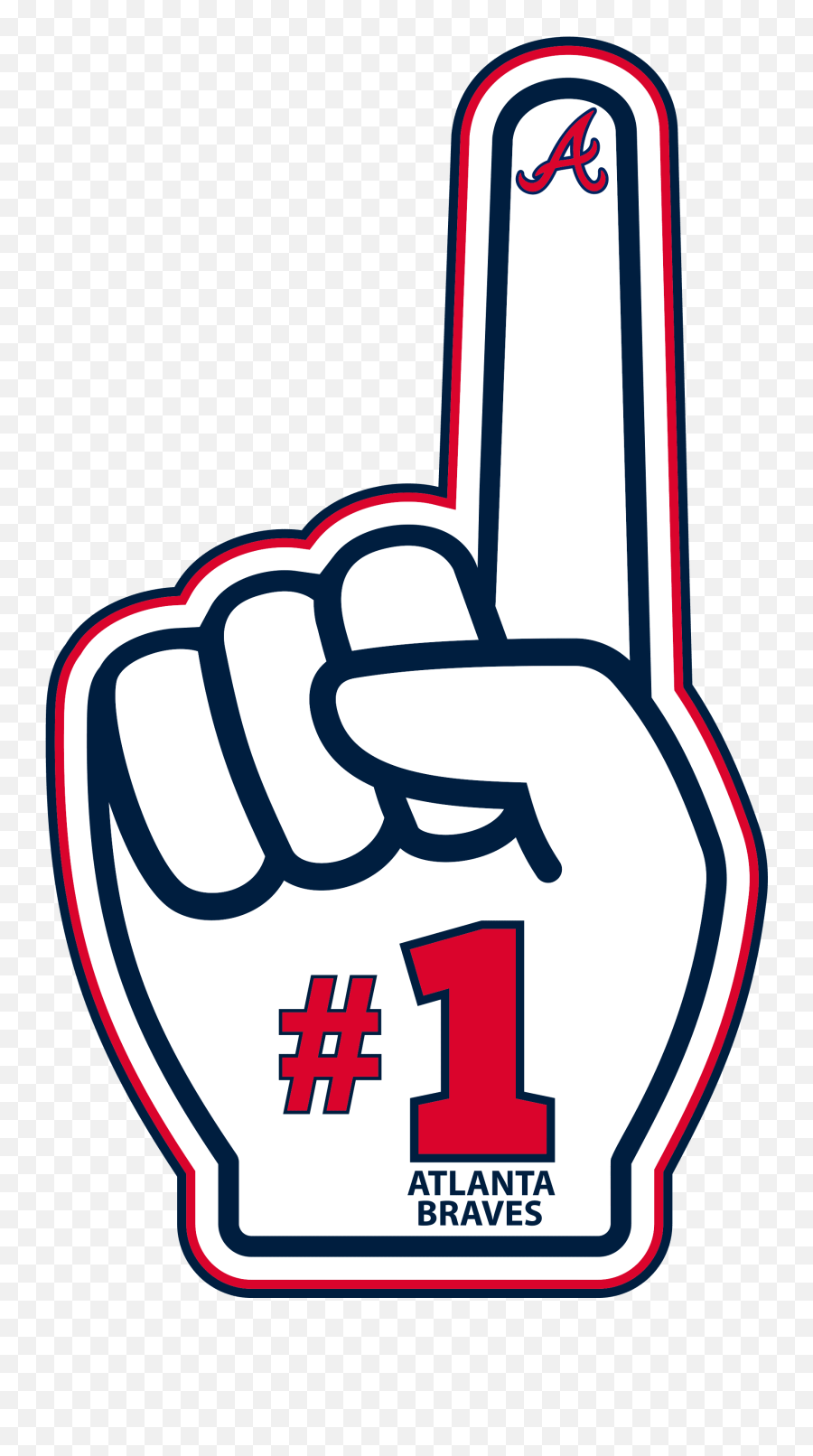 Mlb Logo Atlanta Braves - Atlanta Braves Svg Vector High Resolution Red Sox Logo Png,Foam Hand Icon Icon Png