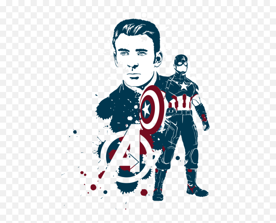 Image About Marvel In Captain America And Bucky Barnes - Silhouette Captain America Vector Png,Bucky Barnes Png