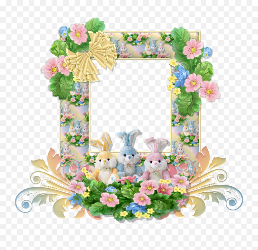Hd Easter Frames Free Png Image - Free Animated Happy Easter,Easter Frame Png