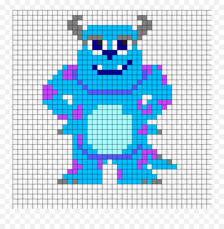 Sully Monsters Inc Png - Pixel Art Monster Inc,Sully Png