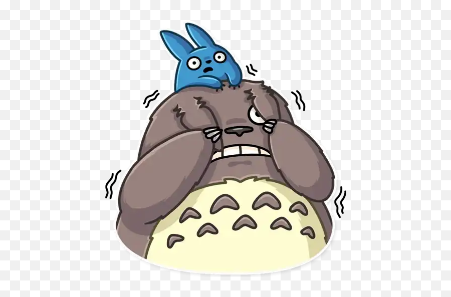 Totoro Stickers For Whatsapp - Telegram Stickers Totoro Png,Totoro Png