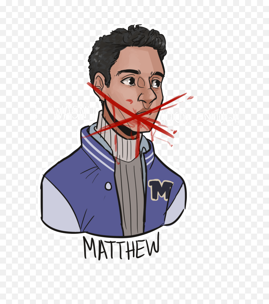 Until Dawn - Matt Cartoon Full Size Png Download Seekpng Until Dawn Emily Drawing,Matt Hardy Png