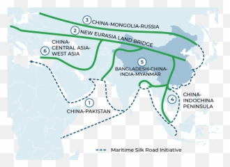 The Belt And Road Is Expanding Trade Partnerships - And Initiative Six Economic Corridors png