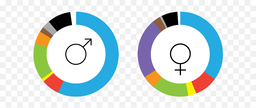 Colour By Gender U2013 Which Appeals Most To Both Sexes - Circle Png,Gender Png