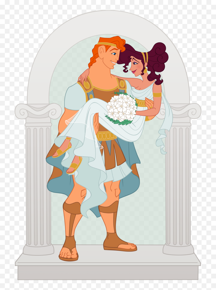 Download Disney Weddings Contest - Hercules And Megara Wedding Png,Married Png