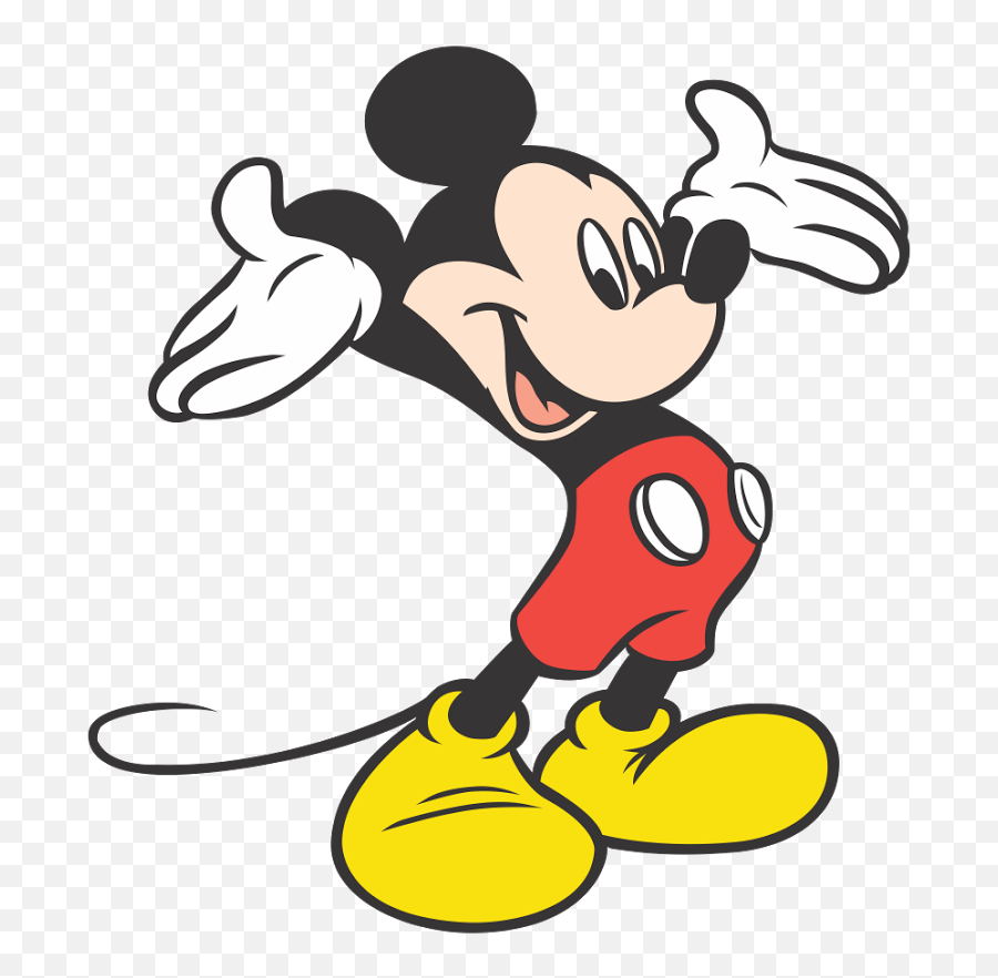 Mickey Mouse Vector Logo - Mickey Mouse Design Black And White Png,Mickey Logo