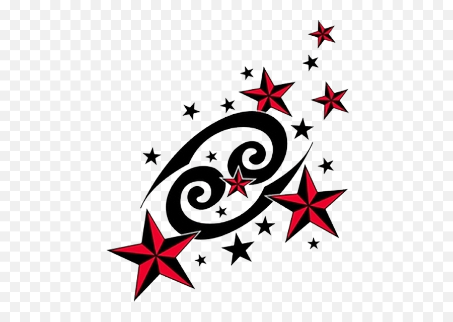 Cancer Zodiac Tattoo Design - Cancer Zodiac Tattoo Design Png,Nautical Star Png