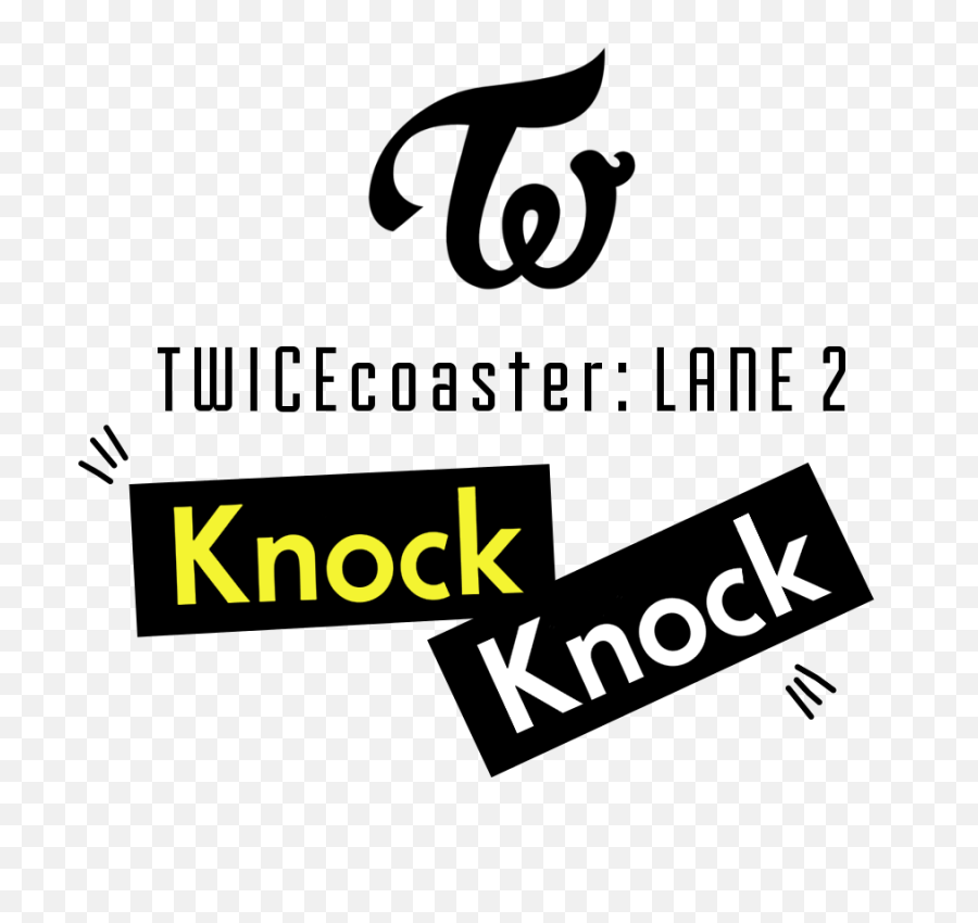 Twice Knock Logo Png - Twice Knock Knock Png,Twice Logo Png