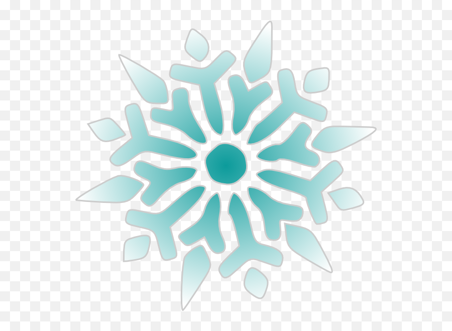Ice Crystal Snowflake Cartoon Clipart - Snowflake Cartoon Png,Snowflake Emoji Png