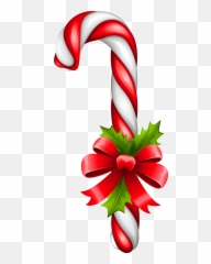 Candy Cane Christmas Clip Art - Transparent png