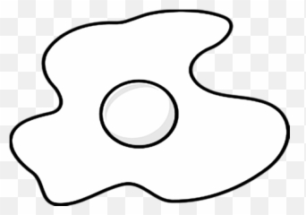 Over Easy Eggs Coloring Page Fried Egg Panda - Fried Egg Fried Egg For Coloring Png,Fried Egg Png