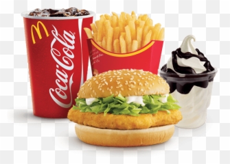Hamburger Clipart Burger Mcdonalds - Cheeseburger And Chicken Nuggets png