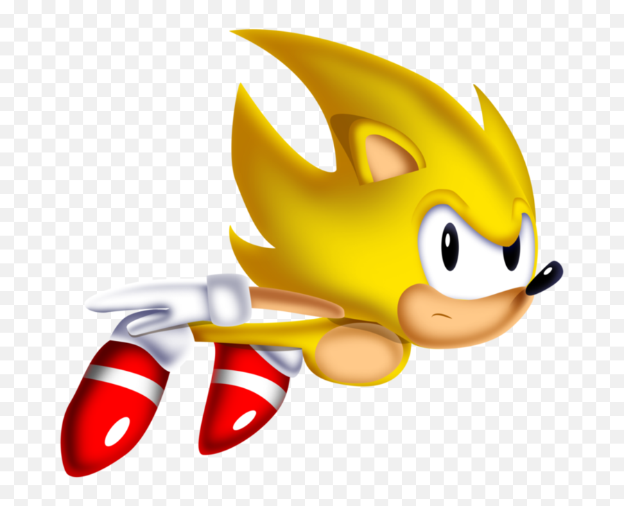 Png Super Sonic Hd - Sonic 2 Hd Super Sonic,Super Sonic Png