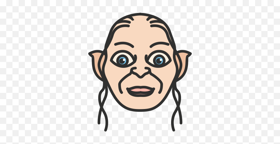 Elf Gollum Lord Of The Rings Smeagol - Smeagol Icon Png,Gollum Png