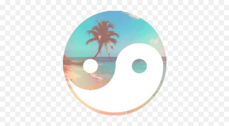 Download Beach Summer And Ying Yang Image - Yin Yang Tropical House Music Logo Png,Ying Yang Png