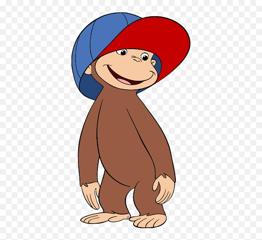Curious George In Hat - Curious George With A Hat Png,Curious George Png