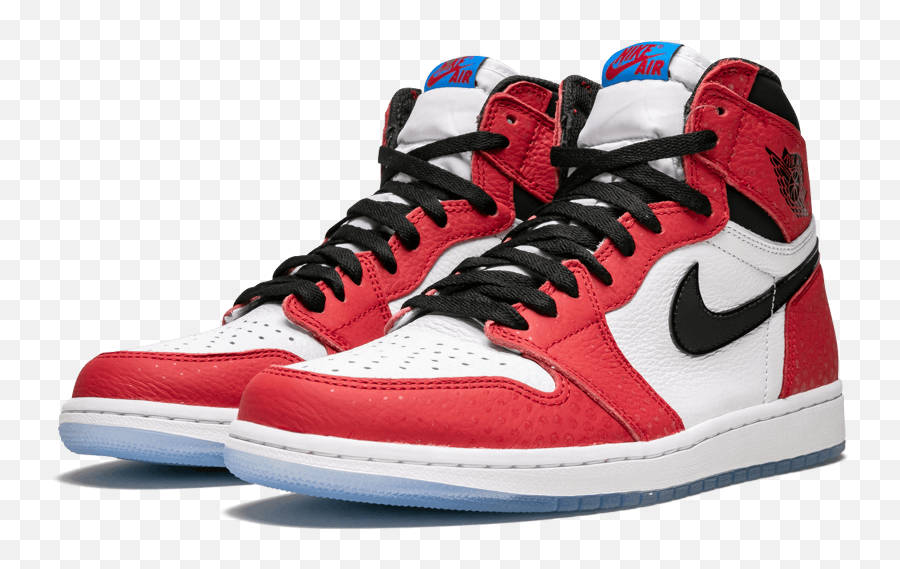 Air Jordan 1 Retro High Og - Nike Air Jordan 1 Retro High Spider Man Origin Story Png,Air Jordan Png