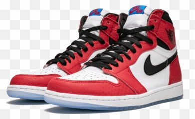 Air Jordan 1 Retro High Og - Nike Air Jordan 1 Retro High Spider Man Origin Story Png,Air Jordan Png