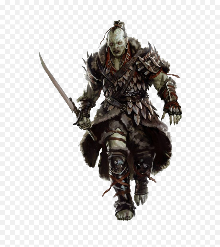 Orc Warrior Png Image - Half Orc Fighter Male,Warrior Transparent Background