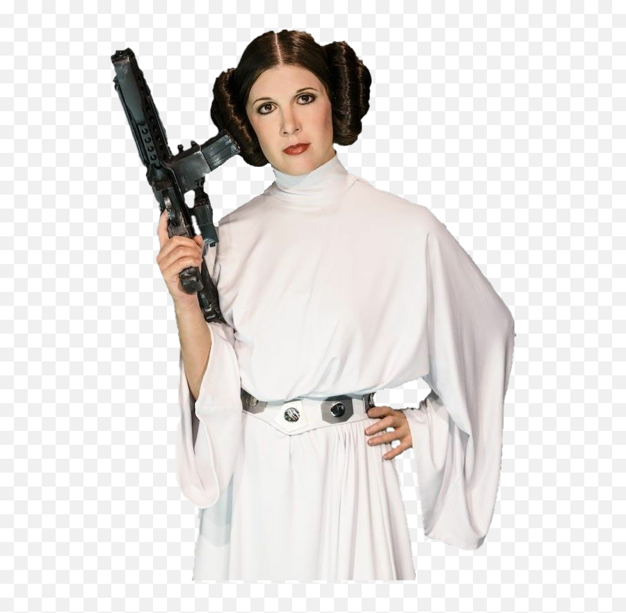 Star Wars Princess Leia Png Clipart Mart - Transparent Princess Leia Png,Gun Clipart Png