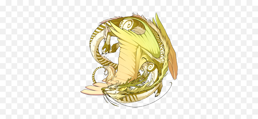 Anime Dragons Dragon Share Flight Rising - Dragons Based Off Of Food Png,Anime Mouth Png