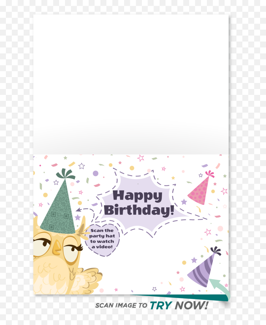 Birthday Flowers Card - Check Out This Interactive Birthday Cartoon Png,Happy Birthday Hat Png