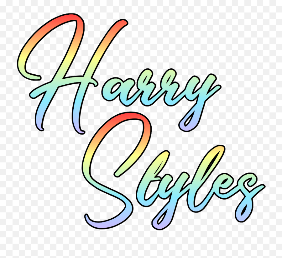 Harrystyles Sticker Calligraphy Clipart Full Size Harry Styles Sticker Png Harry Styles Png Free Transparent Png Images Pngaaa Com