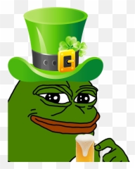 Leprechaun Clipart Large - St Patricku0027s Day Pepe Smug Pepe Template Png,Leprechaun Png