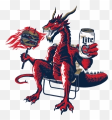 Burgers Meet Miller Lite - Halifax Week Dragon png
