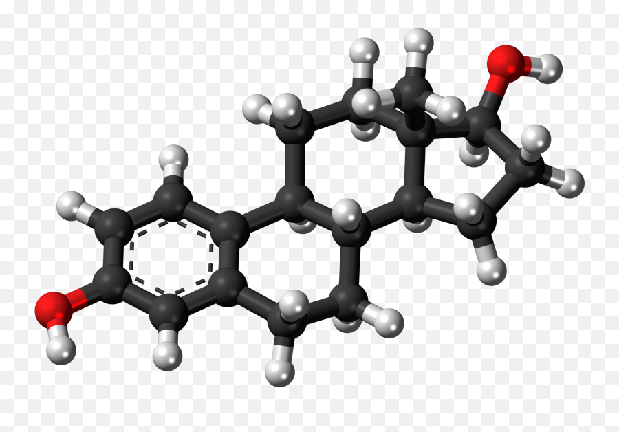 Fileestradiol 3d Ballpng - Wikimedia Commons Testosterona Png,3d Sphere Png