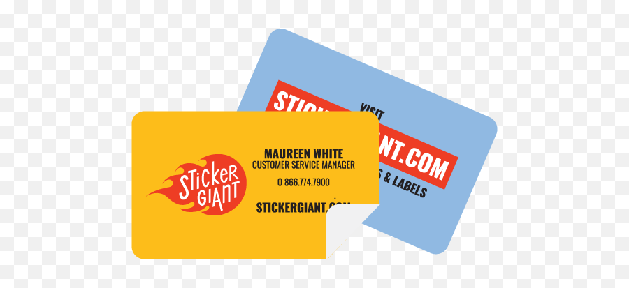 Print Your Business Cards As Stickers - Sticker Visiting Card Design Png,Business Card Png