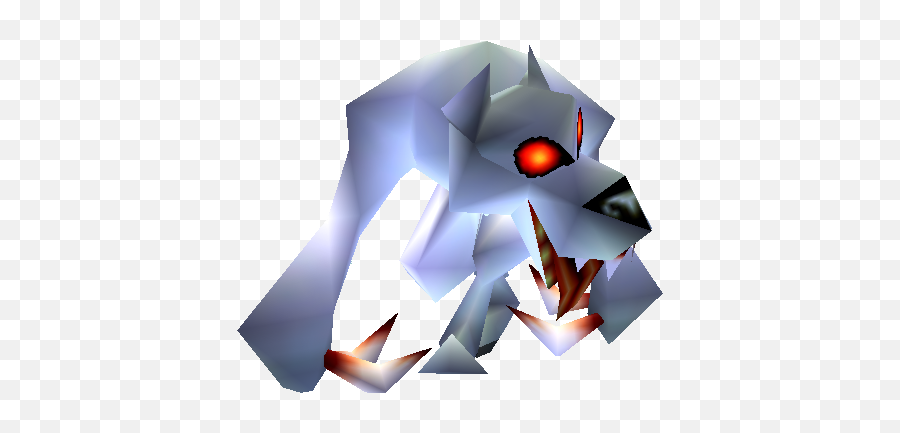White Wolfos - Wolf Ocarina Of Time Png,Majora's Mask Logo